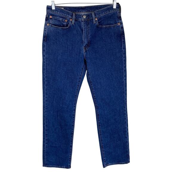 Levi’s Premium 514 Mens 34x32 Mid Wash Straight Leg Jeans Casual Classic - Picture 2 of 16